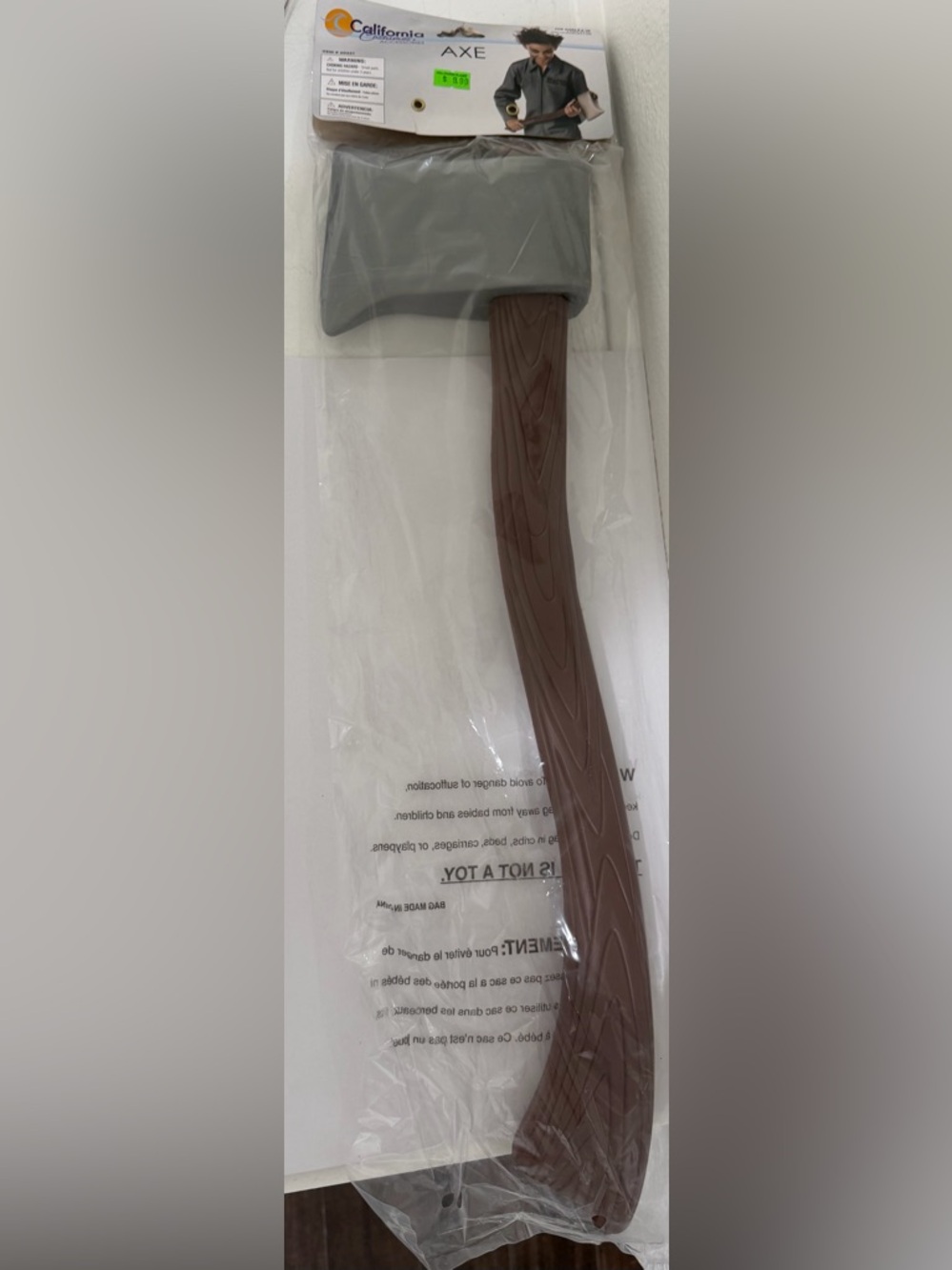 Axe Costume Prop